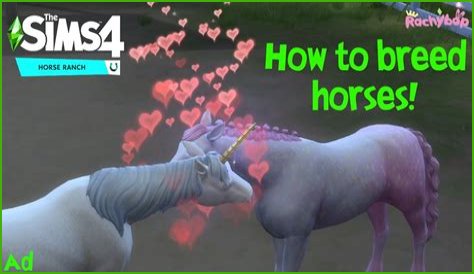 How do you get your Sims to breed horses?