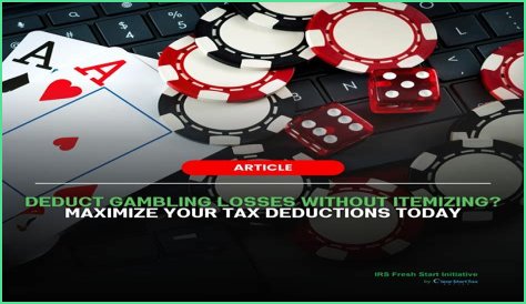 How much can you deduct for gambling?