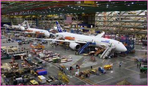 Where are Boeing manufacturing plants?
